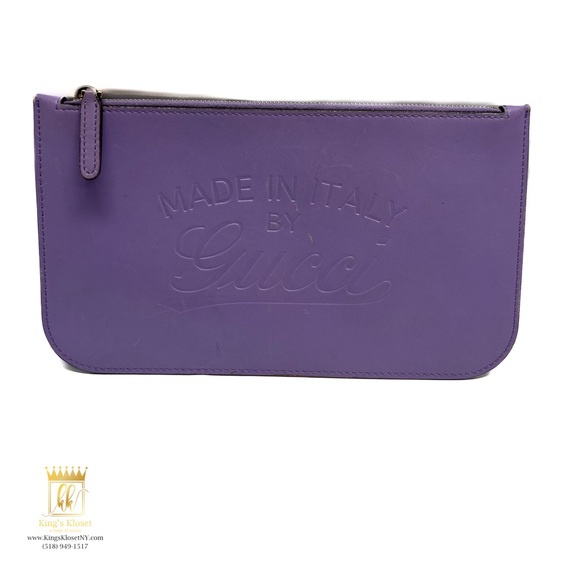 Gucci purple  Leather Clutch - Picture 1 of 15